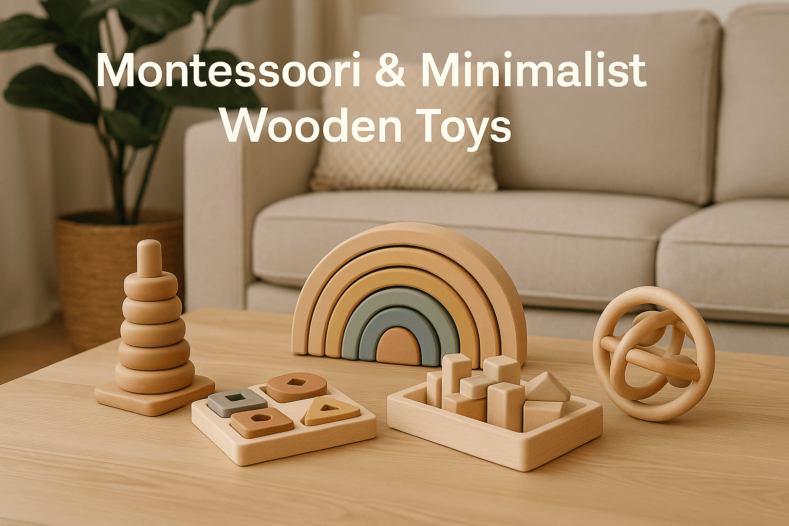 Mindful Play | Montessori & Minimalist Wooden Toys for Children hero banner